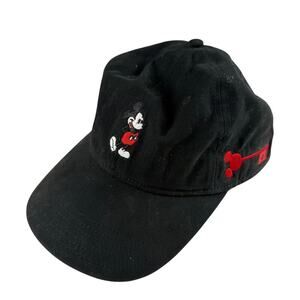 Mickey Mouse Disney Black Baseball Cap - Adjustable